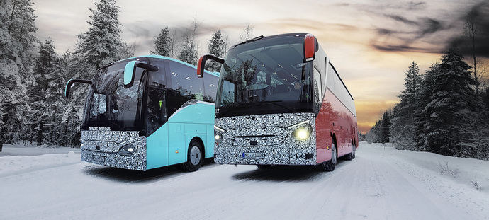 Setra inicia las pruebas de sus ComfortClass y TopClass