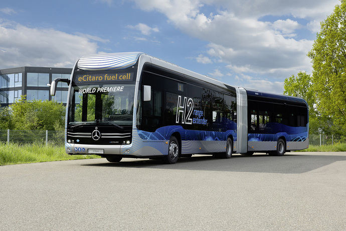 Pila de combustible Mercedes-Benz eCitaro: solución económica para ciclos de ruta largos