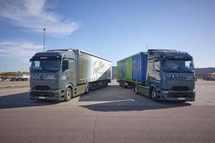 Mercedes-Benz prepara las pruebas de clientes para eActros 600