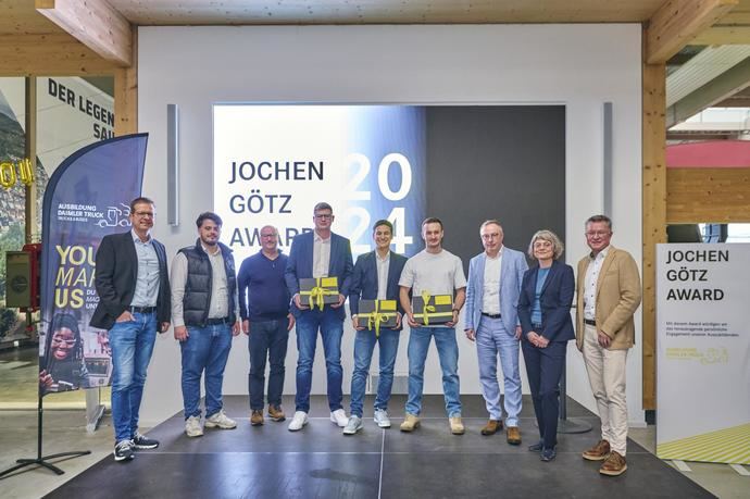 Daimler Truck otorga el primer Premio Jochen Götz al compromiso