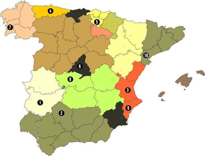 No hay cambios en las provincias más baratas para repostar en España