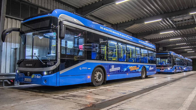 Ocho urbanos eléctricos de Ebusco para las calles de Munich