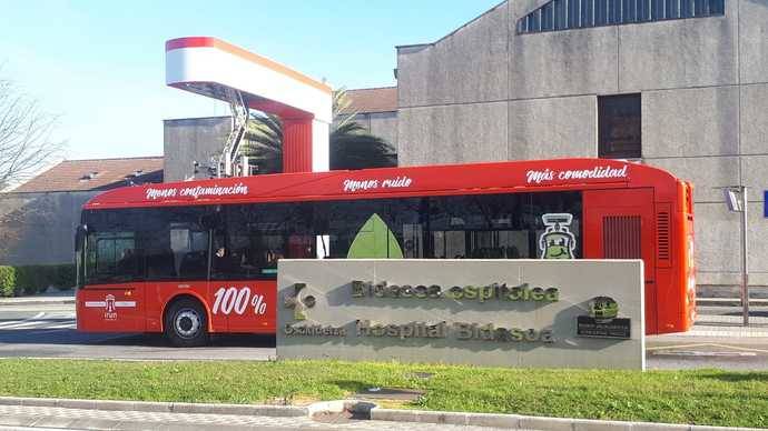 Irún estrena su línea de autobuses eléctricos de Vectia