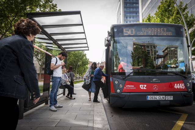 Un autobús urbano.