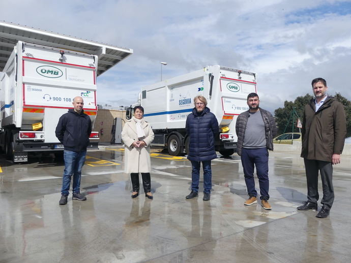 Gas y electricidad para la recogida urbana de residuos en Segovia