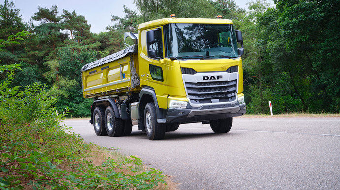 Bauma acoge el lanzamiento de los nuevos camiones DAF para obras