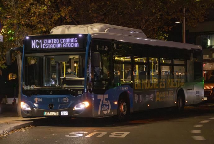 El ayuntamiento de Madrid potencia la red de buses nocturnos