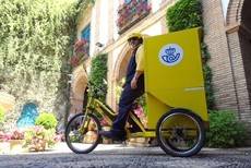 Triciclo de Correos en Córdoba.