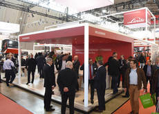 Expositor de Linde en una edición anterior de LogiMAT.