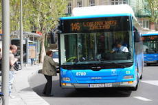 Transporte público de Madrid.