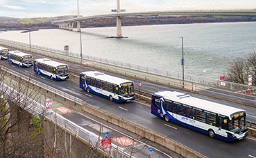 Escocia probará, con pasajeros, una flota de autobuses autónomos