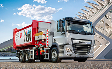 DAF Trucks presenta su CF Ele&#769;ctrico con chasis ri&#769;gido 6x2