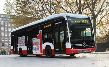 Mercedes entrega el primer bus urbano 100% eléctrico a Hamburgo