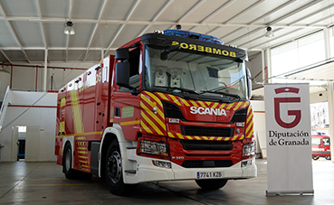 Dos camiones de bomberos Scania entrarán a dar servicio en Granada