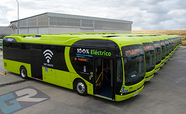 Tubasa incorpora 15 autobuses 100% eléctricos