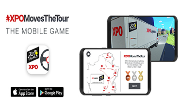 XPO Logistics lanza un juego para móvil sobre el Tour de Francia