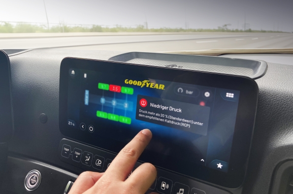Goodyear integra su aplicación DriverHub en el portal de Mercedes-Benz