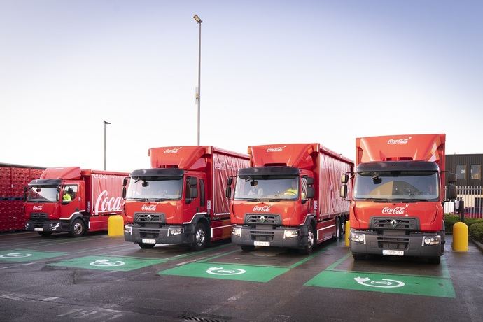 Coca-Cola pone en marcha 30 camiones eléctricos para la distribución local
