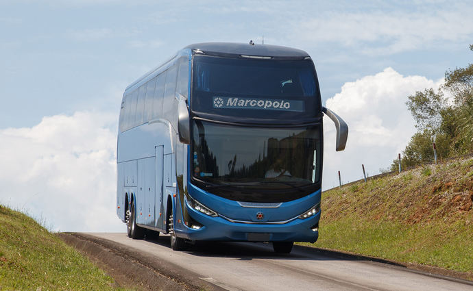 Marcopolo amplía su oferta de doble piso com el Paradiso