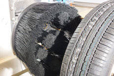 Istobal desarrolla un novedoso cepillo lava-ruedas. 