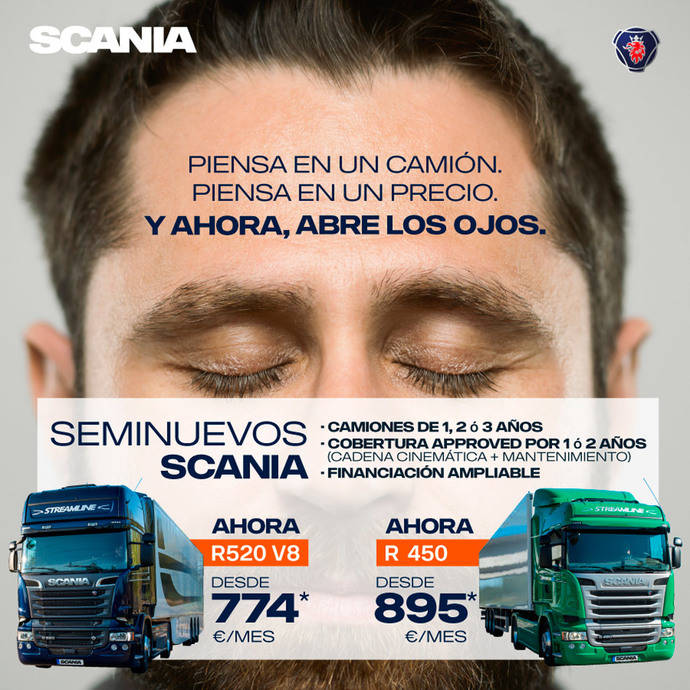 Scania presenta nueva campaña de seminuevos