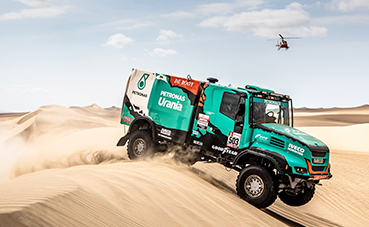 Los camiones con cajas Allison finalizan rally Dakar 2019