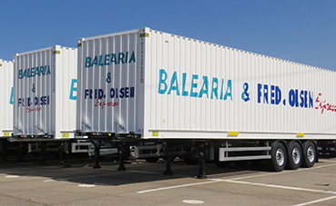 Baleària y Fred. Olsen adquieren 74 portacontenedores Lecitrailer