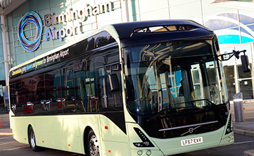 Volvo suministrará autobuses eléctricos al aeropuerto de Birmingham