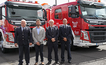 El Consorcio de Bomberos de Tenerife incorpora dos BUP Volvo FM