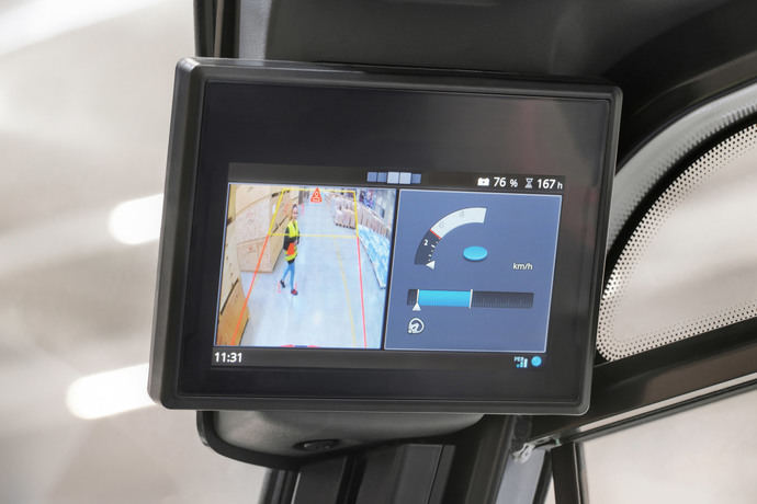 La nueva cámara de asistencia de Linde MH usa inteligencia artificial