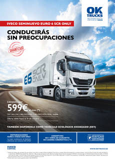 Cartel de la campaña Stralis OK Trucks.