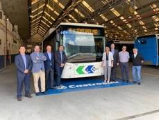 Visita al lugar donde se fabricarán los buses de EMT Palma.