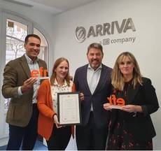 Arriva Madrid recibe la certificación EFR.