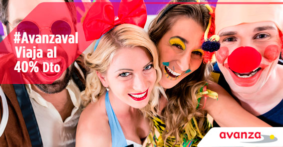 Avanza adelanta el carnaval con descuentos de hasta el 40%