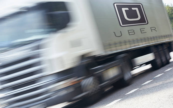 Uber ha decidido pasarse también al transporte de mercancías.