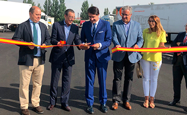 El centro de transportes de Guijuelo amplía sus instalaciones