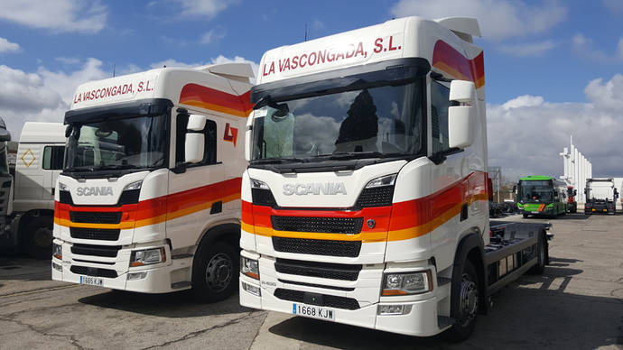 Cuatro tractoras R450 de Scania para La Vascongada