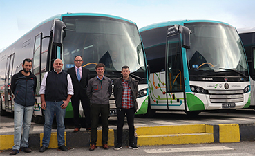 Lurraldebus de Euskotren incorpora dos SB3 articulados