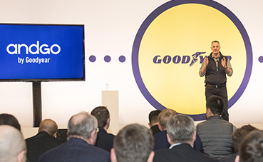 Goodyear lanza la plataforma AndGo para flotas en el CES Las Vegas