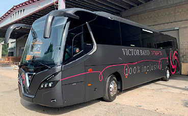 Autocares Víctor Bayo presentará el primer bus turístico inclusivo de España
