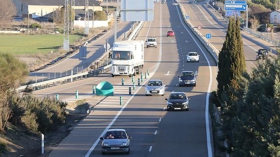 Una carretera de Castilla y León.