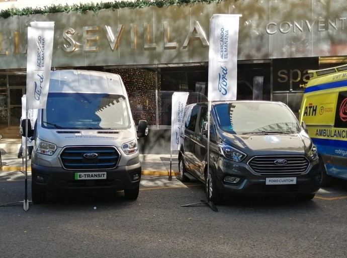 Ford España presentó la nueva E-Transit y la Transit Custom PHEV
