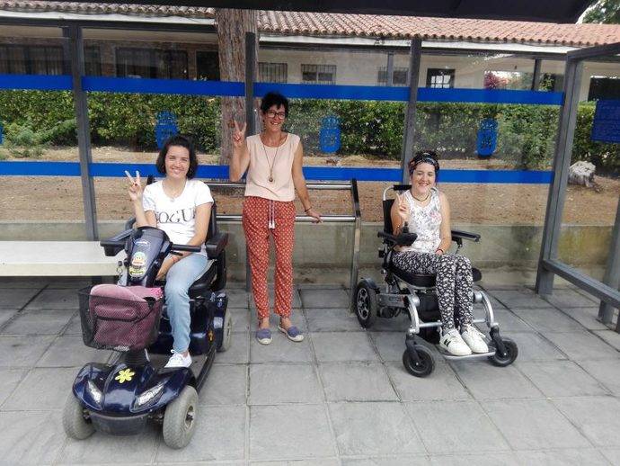 La nueva parada accesible de Badajoz.