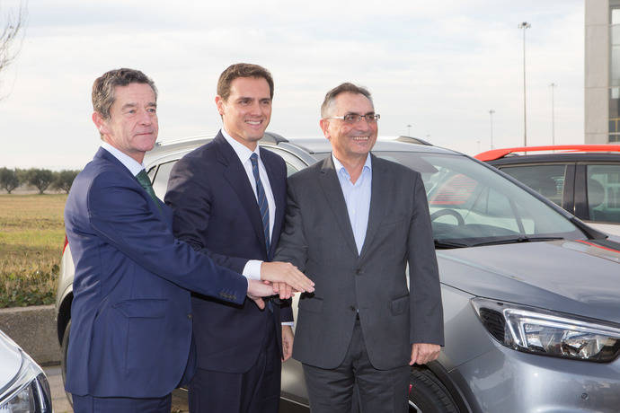 Mario Armero, Albert Rivera e Ignacio Cobo.