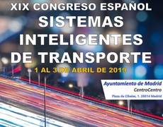 Cartel XIX Congreso Español de Sistemas Inteligentes de Transporte.