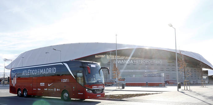Monbus se encarga del autocar del Atlético de Madrid