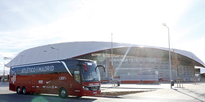 Monbus se encarga del autocar del Atlético de Madrid