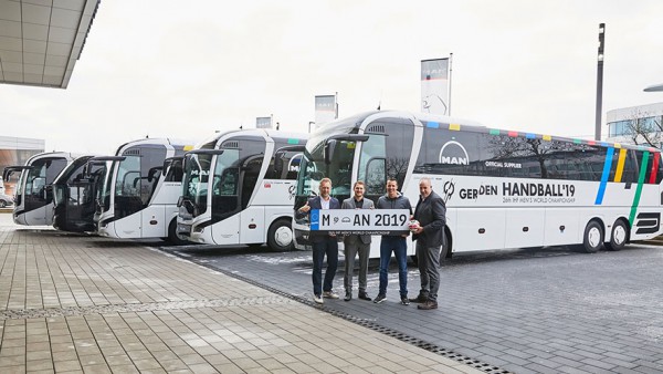 MAN provee autocares para el Mundial de Balonmano