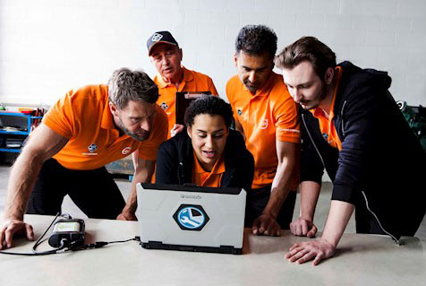 Un equipo durante una pasada edición de Vista.