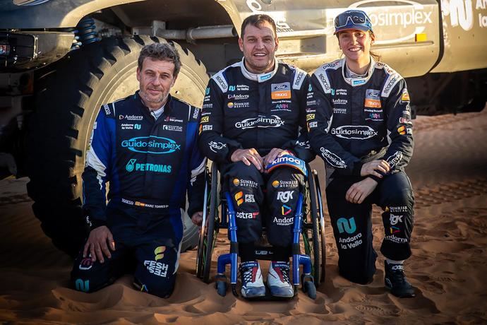 Albert Llovera ultima en Arabia Saudí los preparativos del Dakar